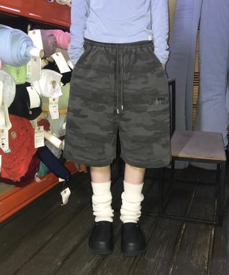 Ssobi Chalk Camo Bermuda Pants [Vintage Charcoal]