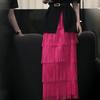 Retro Layered Tassel Skirt: Cross-Border Drape & Dynamic Style