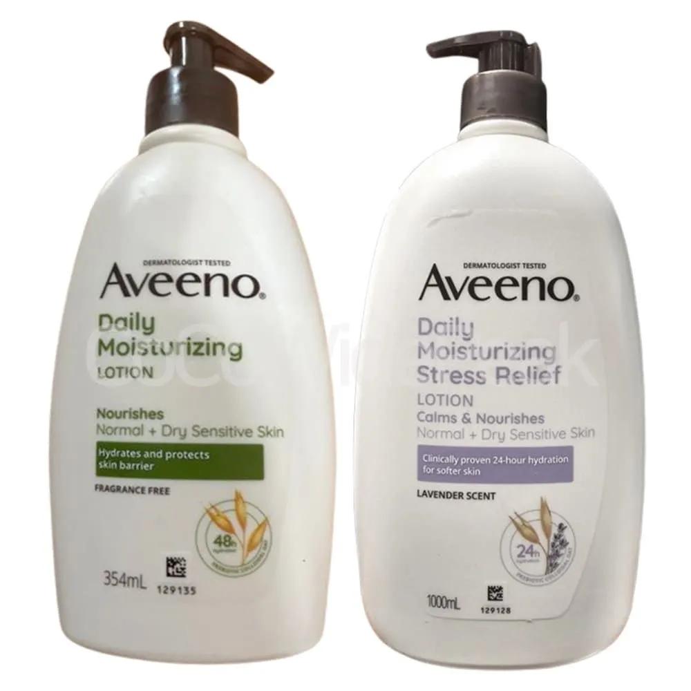Aveeno Daily Moisturizing Body Lotion 1000ml Large Size lavender