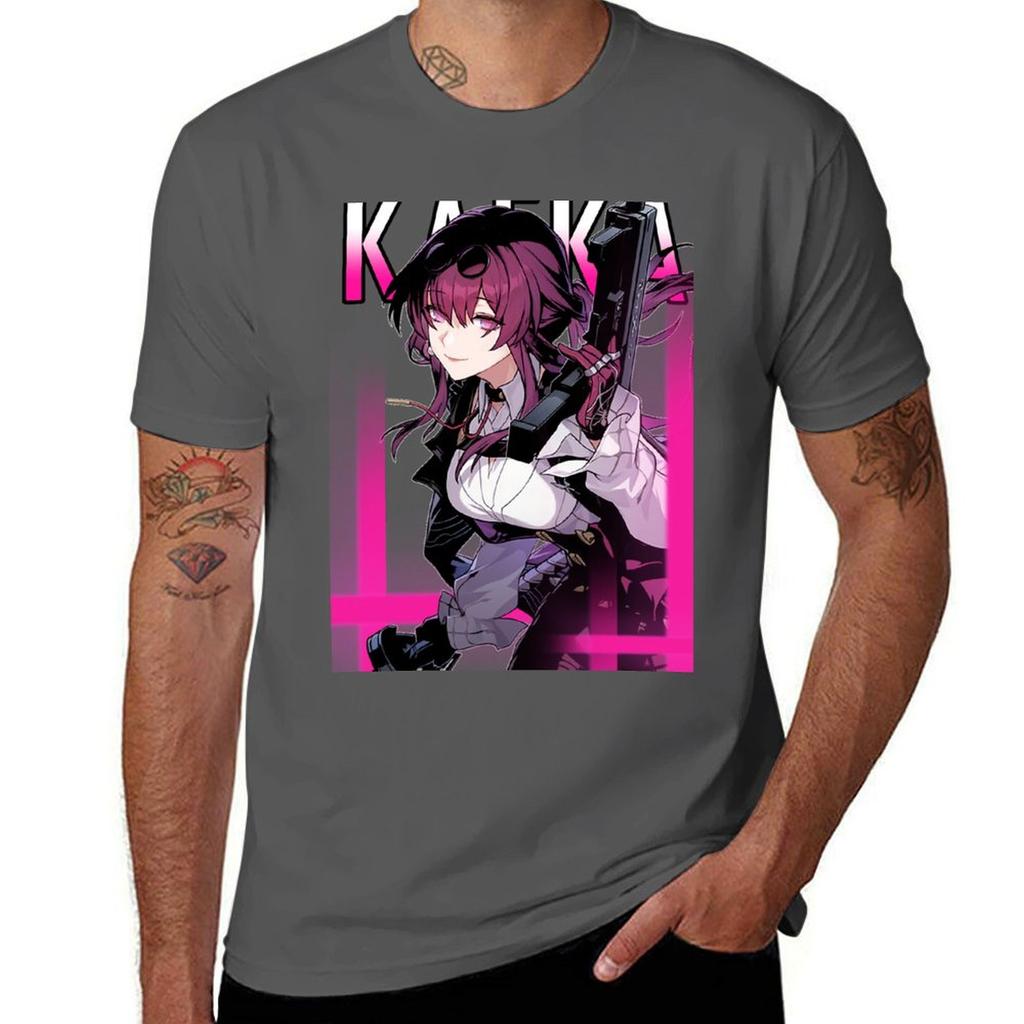 Kafka Honkai Star Rail Shirt Kafka Honkai Tshirt Daily Wear Plain Short Sleeve Shirt Tshirt