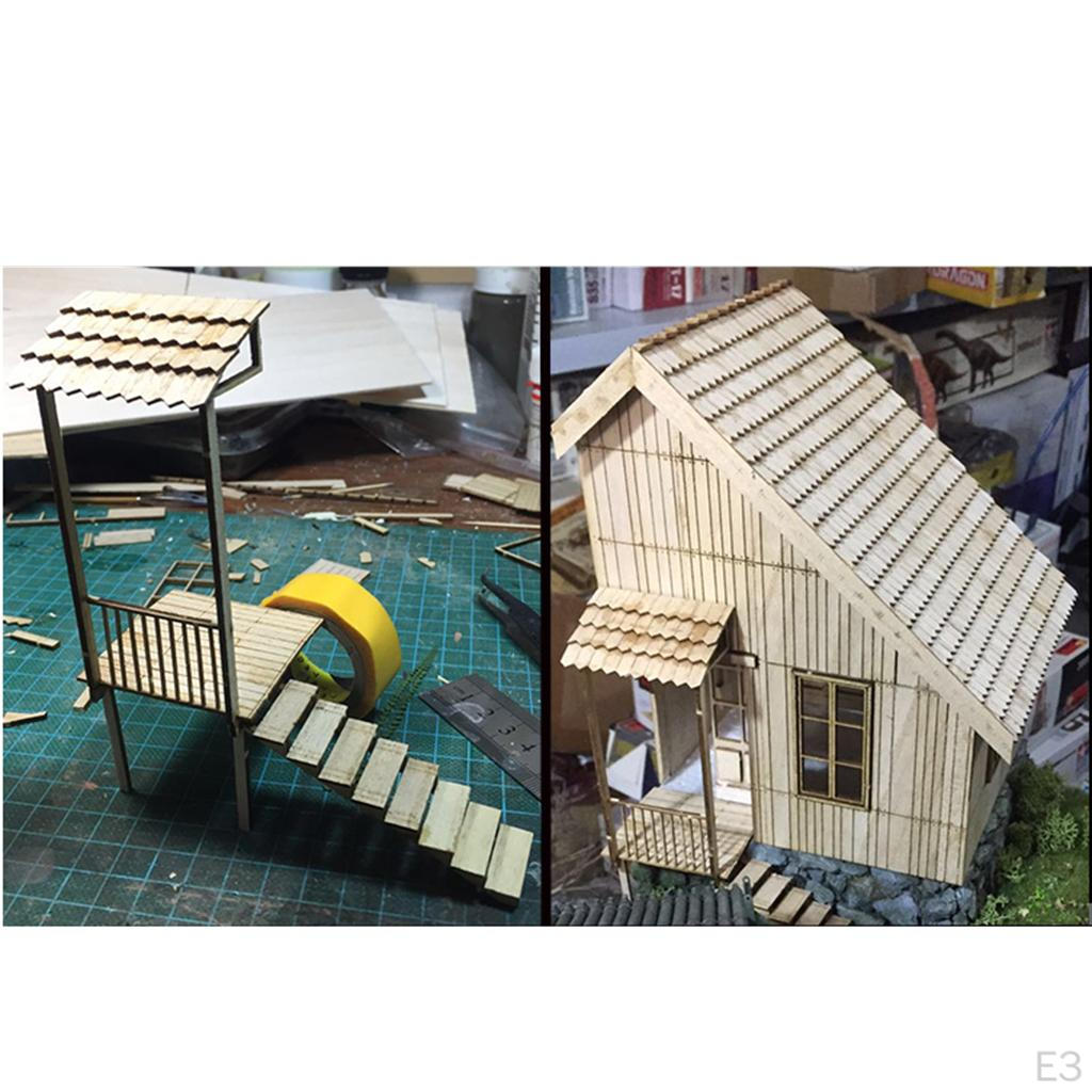 1:35 Scale Dioramas Building Model Kits Architecture House Scene DIY Assembly