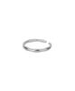 Charmy Silver Slim Wave Ring