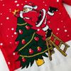 Christmas Family Pullover Sweater - Parent-Child Tree Jacquard Knit