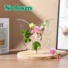 1PC Transparent Butterfly Vase | Modern Luxury Minimalist Decoration for Desk and Living Room Displays, Hydroponic Plant