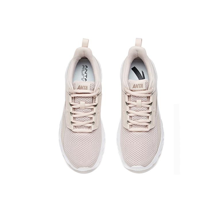 Anta Lifestyle Series Shock Absorbing Non-Slip Low-Top Sports Casual Shoes Women Sneakers Lotus-Gray 922225523-2