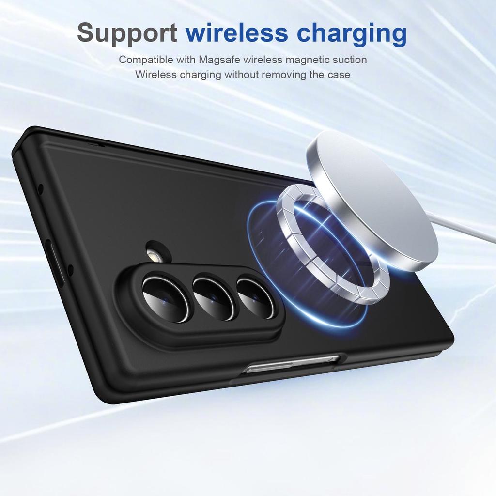 Samsung Z Fold Series Magnetic Wireless Charging Case with Full Coverage and Hinge Film. Compatible with Fold7/6/5/4/3.