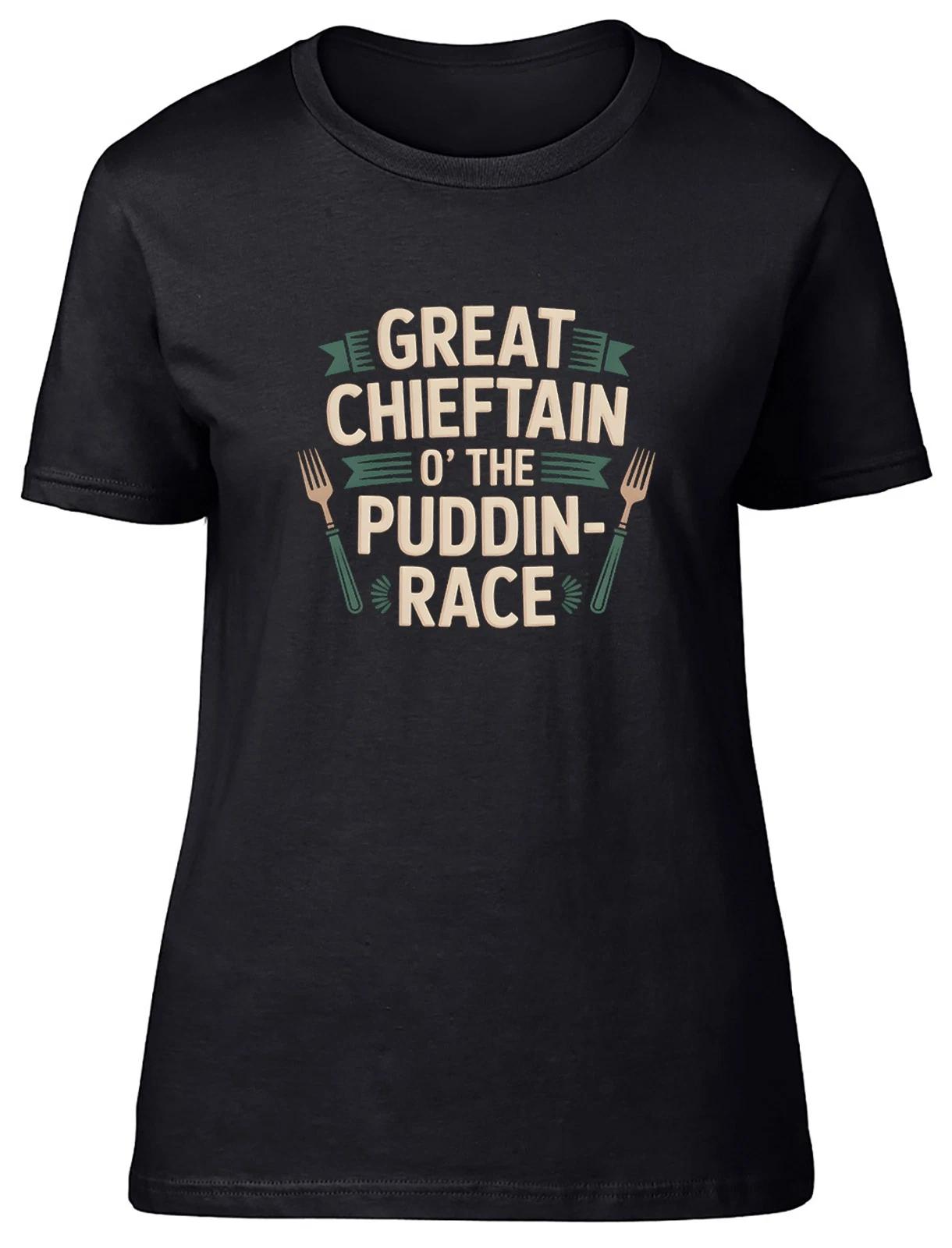 Burns Night Great Chieftain Womens T-Shirt Ladies Gift Tee XL