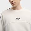 FILA Original Classic Retro Fashion Personality Trendy Minimalist Casual Versatile Comfortable Crew Neck Loose Pullover Sweatshirt F11M549203FWT