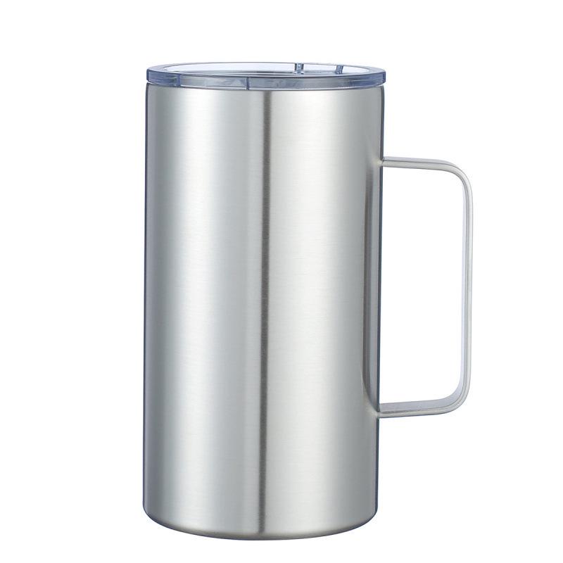 30oz Car Thermos Cup - 304 Stainless Steel Vacuum Insulated, Spray-Painted for Hot & Cold Drinks