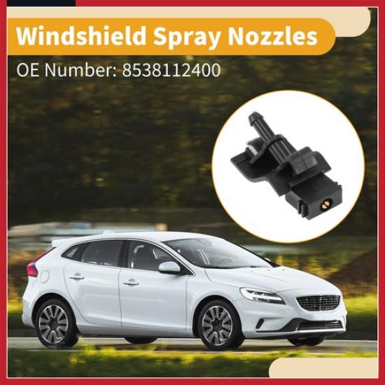 Scheibenwaschdüse vorne für Toyota Auris 2012-2015 Schwarz 2 Stück