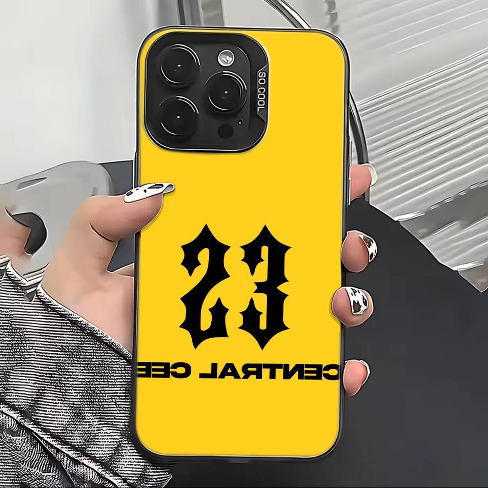 Rapper Central C-Cee Phone Case For iPhone 17,16,15,14,13,12,11 Plus,Pro Max,XS,Colored Silver Plated Inside Cover