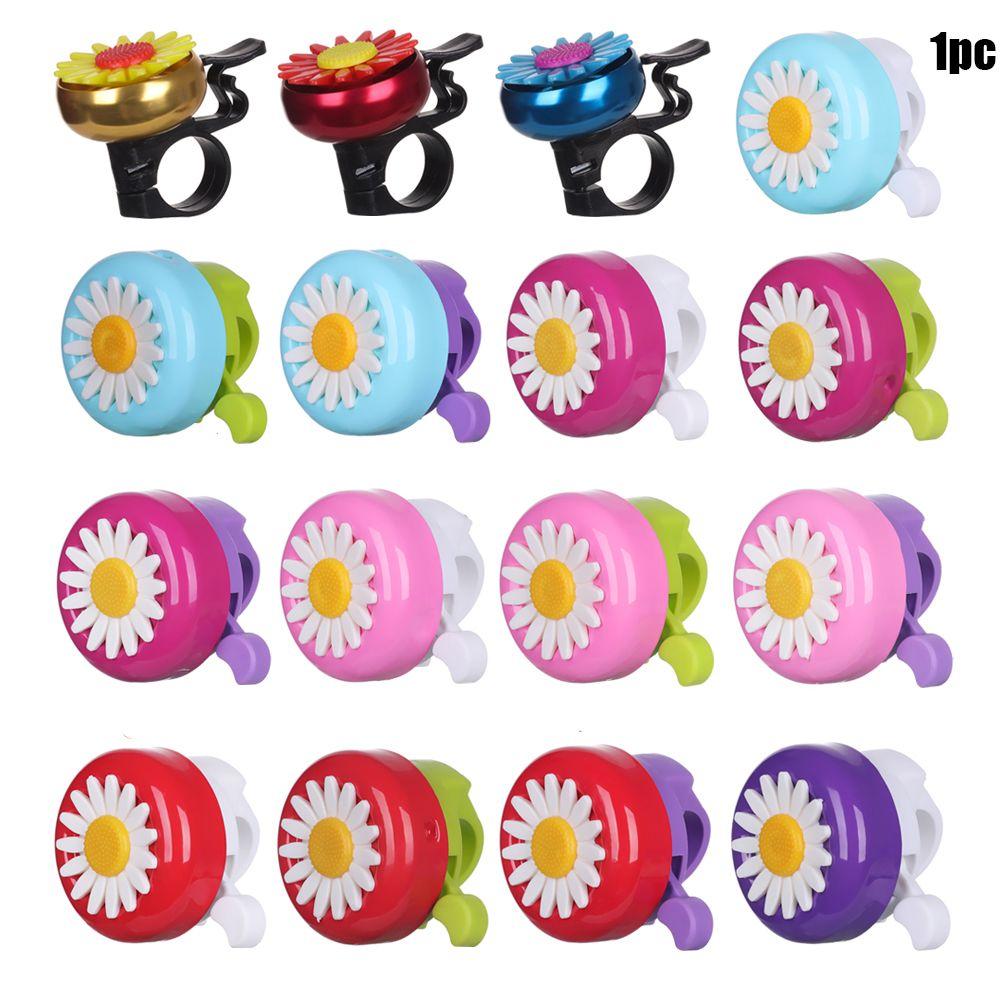 

Kids Funny Bicycle Bell Horns Bike Daisy Flower Children Girls Safety Cycling Ring Alarm for Handlebars Multicolor Bicycle Bell