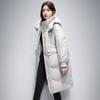 Winter Damen Parka mit Kapuze Jacken Verdicken Warme Baumwolle gefütterte Puffer Mäntel Lässige Lange Parkas Kleidung Lose Oberbekleidung