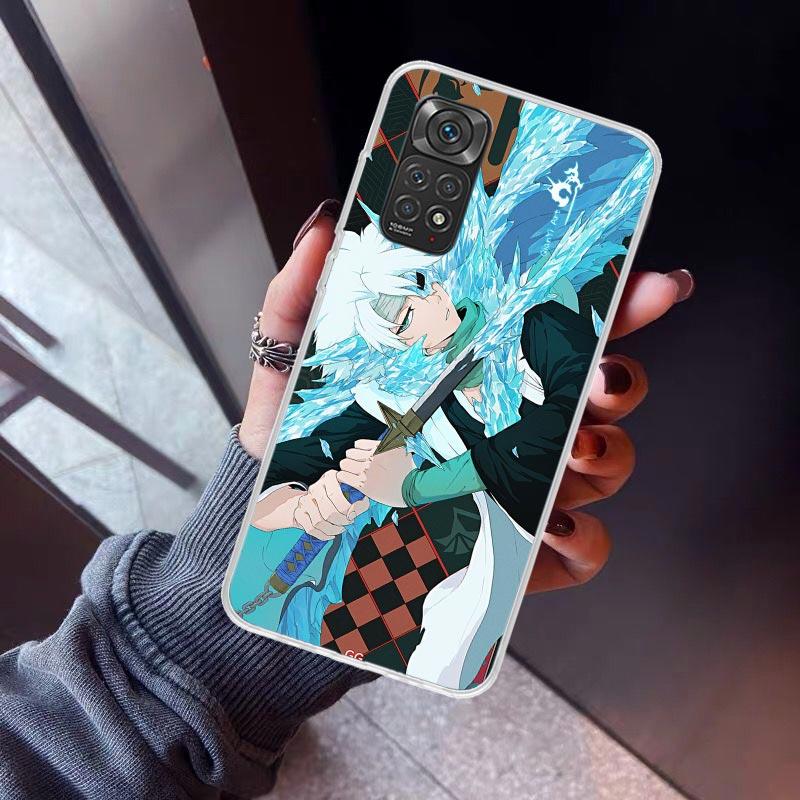 Bleach Hitsugaya Toushirou Phone Case For Xiaomi Redmi Note 10 11 12 13 14 15 Pro Plus 11S 12S 14S 11T 11E 10S Soft TPU Back Cov