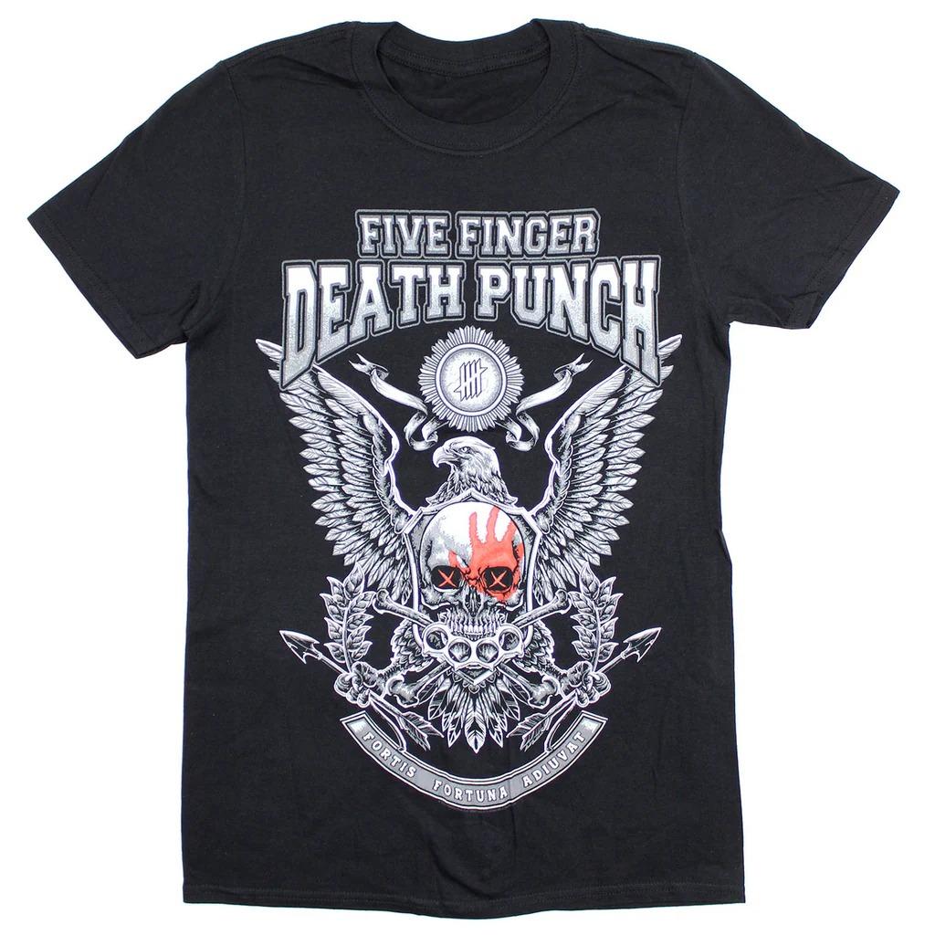 Five Finger Death Punch Fortis Fortuna 2026 Tour T-shirt High-end Luxury Is for Both Men and Women Top Y2k