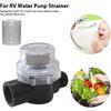 15-085-00 RV Water Pump Strainer for Camper Marine with 50 Mesh Stainless Steel Screen New Version