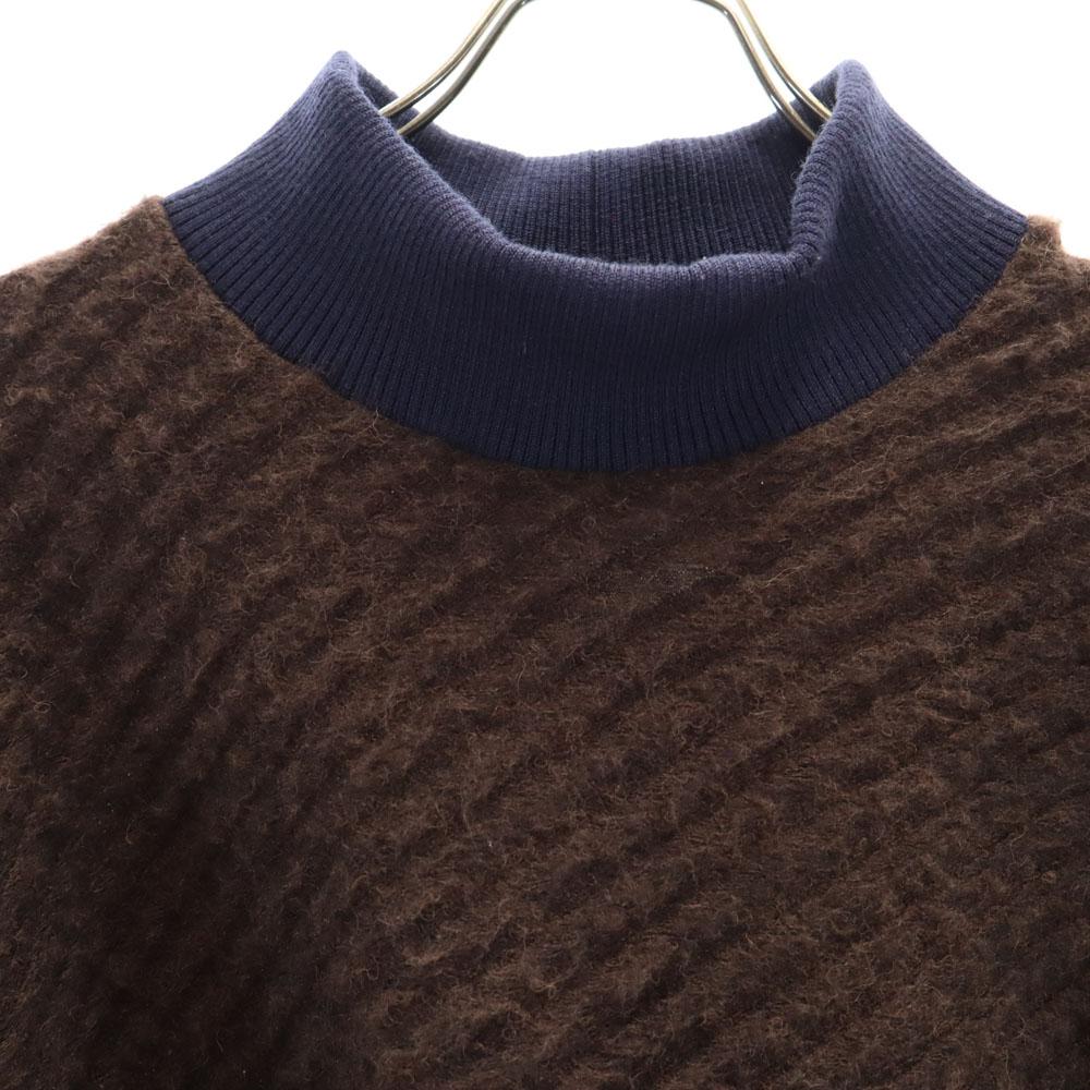 SHAREEF Made In Japan Long Sleeve Mock Neck Sweater 1 Two-tone Color Women Used