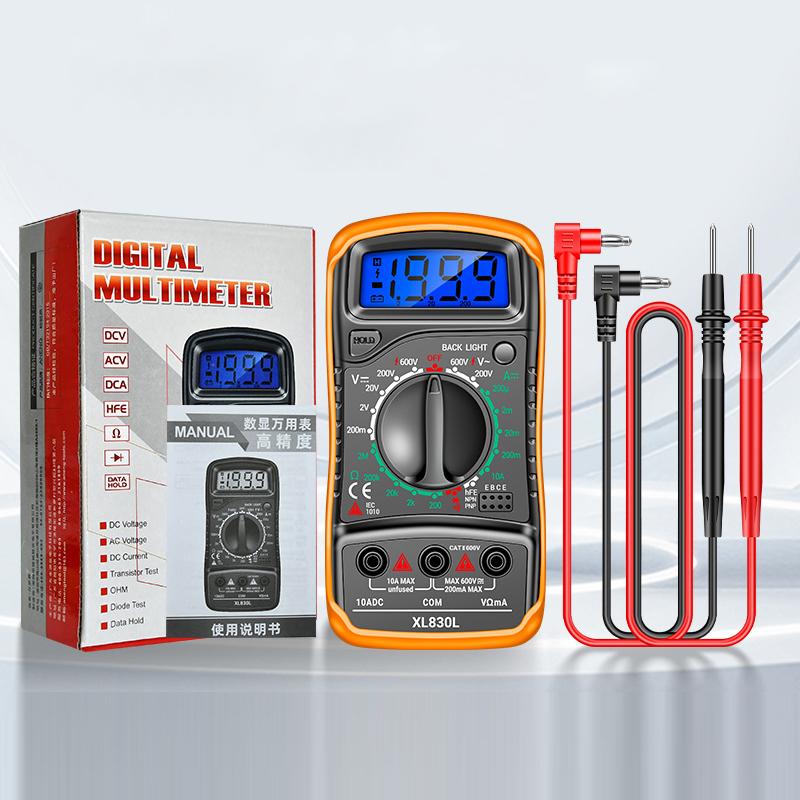 Digital Multimeter High Precision Voltage and Current Meter Intelligent Portable Small Multifunction Handheld Pro Detector Tool