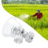 Hochfester, verstellbarer Sprinklerkopf, transparente Kunststoffdüsenbaugruppe
