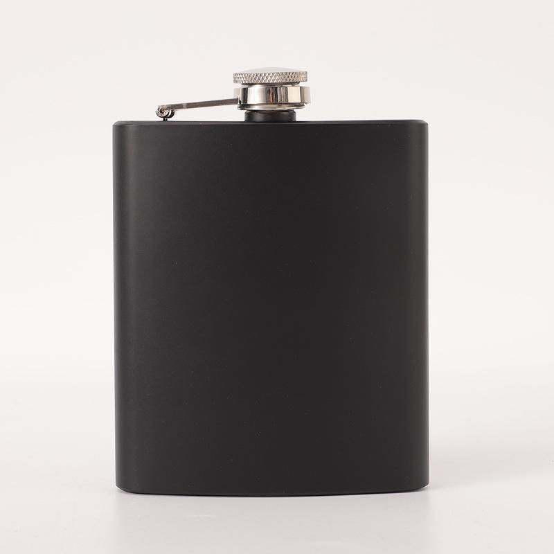 7oz Portable Pocket Hip Flask with Funnel Cup Set Outdoor Travel Stainless Steel Flask Whiskey Drink Alcohol Flasks Steel Flagon