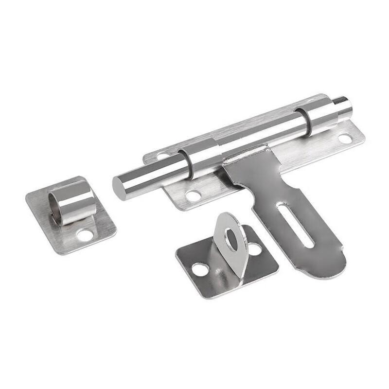 6-inch Stainless Steel Padlockable Door Latch