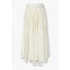 Crinkle Ruffle Long Skirt  7156235004 