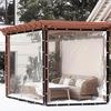 Clear PVC Rainproof & Heat-Insulating Tarpaulin for Balcony