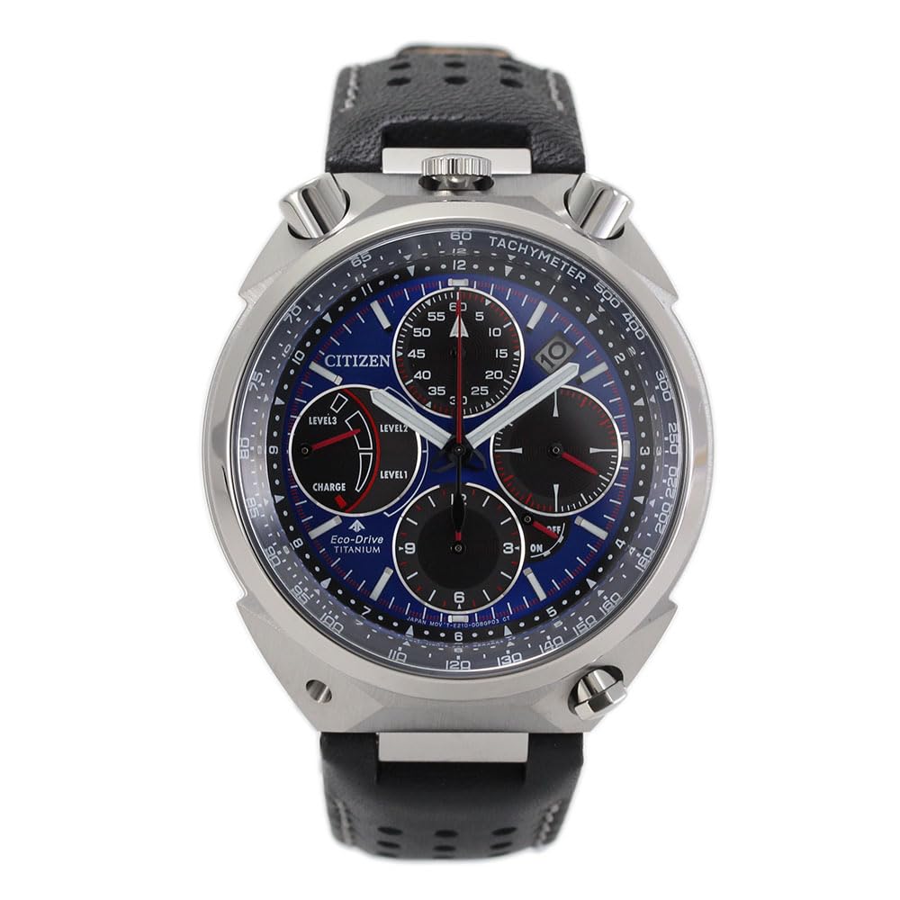 

CITIZEN Analog Solar PROMASTER Horn Chronograph AV0088-01L синій
