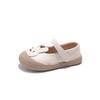Shoes for Girls Baby Mary Janes Cartoon Bunny Little Children Spring Leather Shoes Funny Cover Toe Comfortable Kids Shoes
