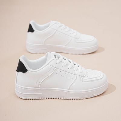 Frühling neue Plateau-Schuhe Freizeitschuhe höhenverstellbar weiße Innensohle trendige Schuhe