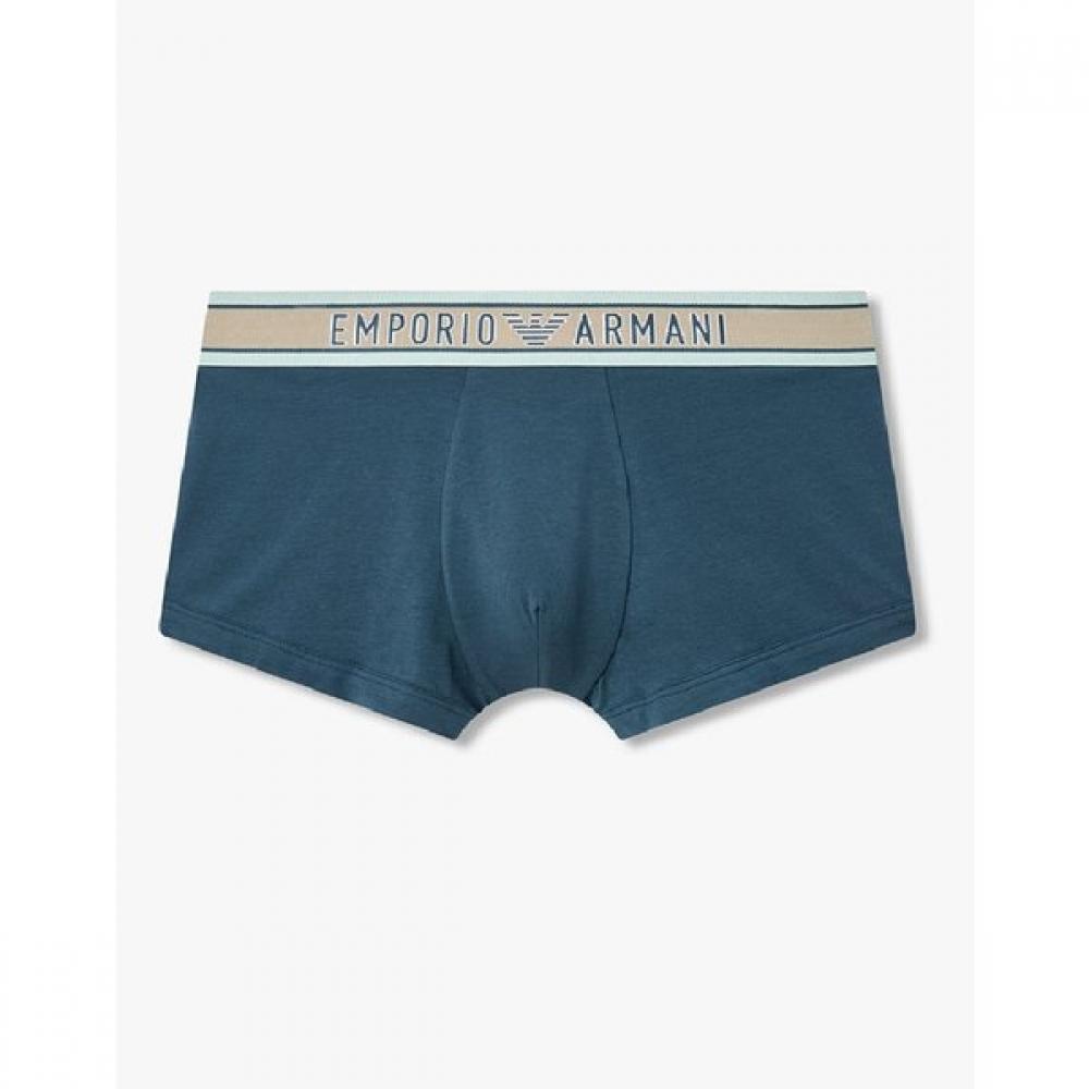 Emporio Armani Men S Big Logo Color Trim Banding droSe  0816112026 M