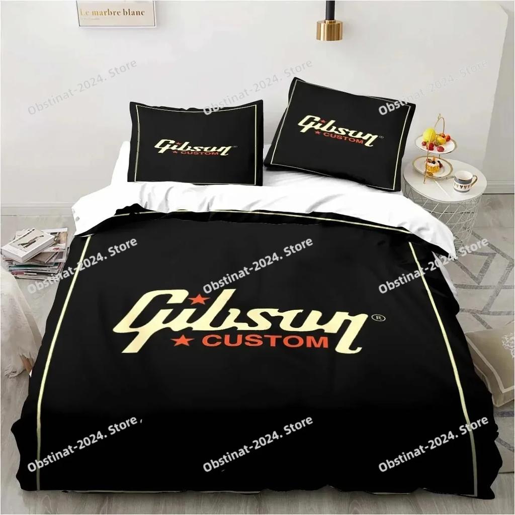 Fender Music Twin Bedding Guitar Set Bedding Set Print With Pillowcase Bed Duvet Cover Soft Single Double Queen Super King Size
