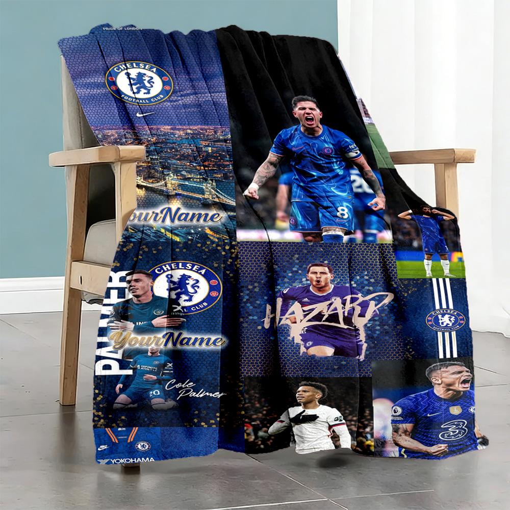 Chelsea Personalized Name Blanket Throw Personalized Blanket Durable Comfort Suitable for Livingroom Seaside Couch Office Chair