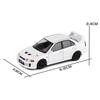 Alloy Simulation Lancer Evo Fifth Generation Sports Car Toy Model