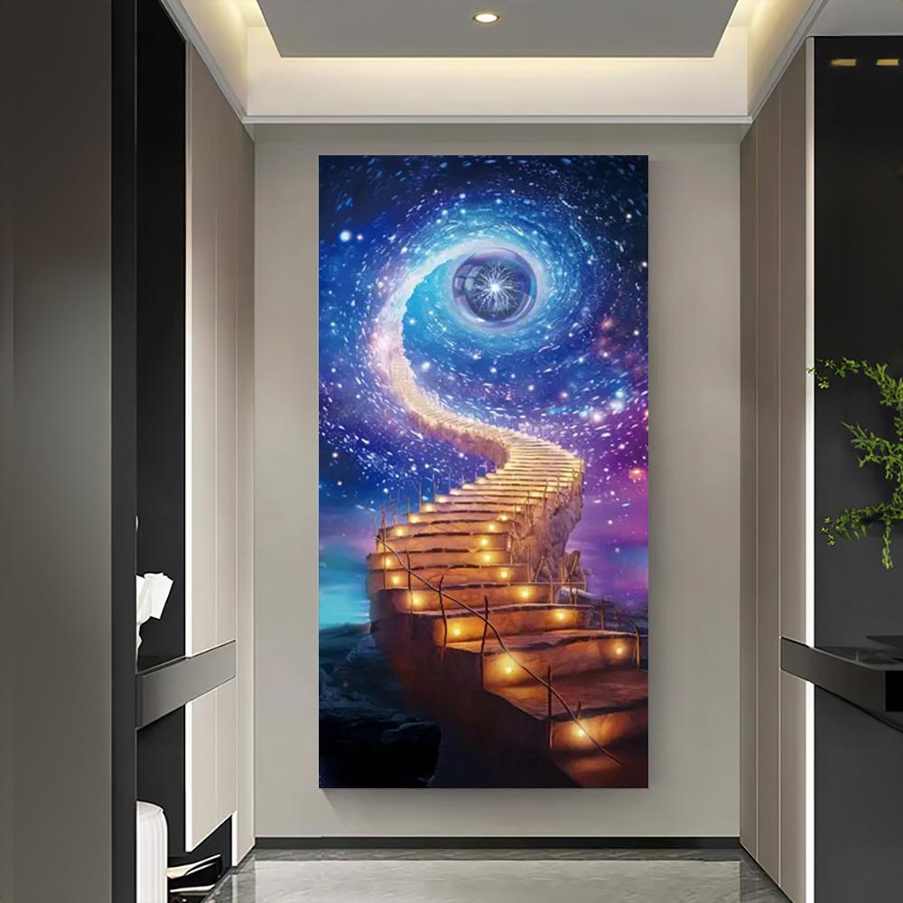 Fantasy Space Astronaut Rocket Kids Birthday Party Decorations Background Supplies Cartoon Cosmic Planet Photography Backdrop