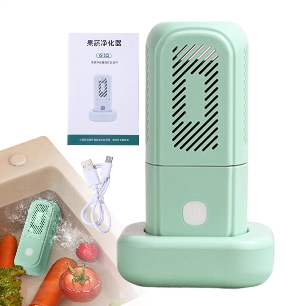 Vegetable Washer Fruit And Vegetable Purifier Cleaner Washer Efficient Portable Device Purification Spinner For Household