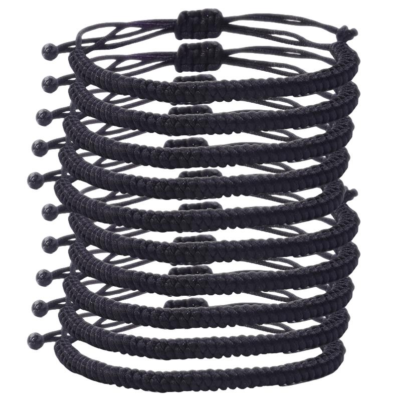 1/10pcs Tibetan Thread Buddhist Bracelet Bangles Adjustable For Women Handmade Knot Amulet Red Rope Lucky Bracelet Charm Jewelry