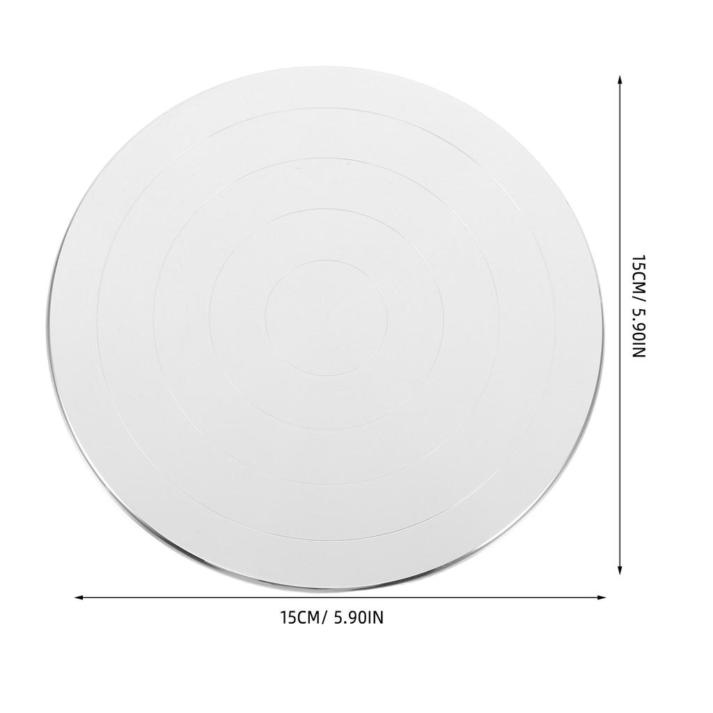 Aluminum Alloy Clay Turntable Stable Smooth Rotating Base 360 Degree Swivel Pottery Sculpture Cake Decorating Workbench