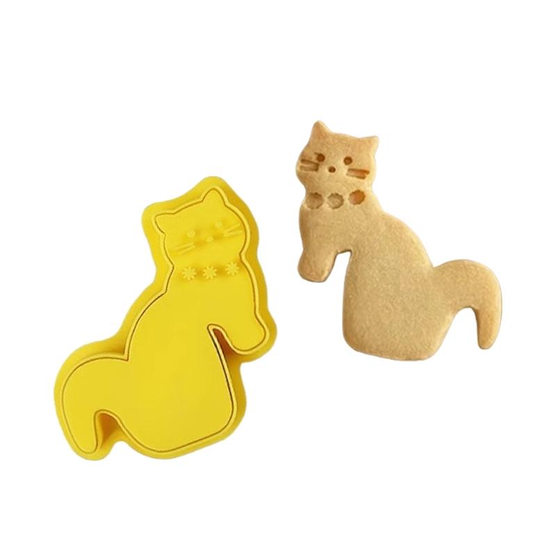 

Whimsical Cats Coffee Cup Baking Molds Safe Nontoxic Materials Perfect For DIY Cookie Chocolate And Ice Sphere