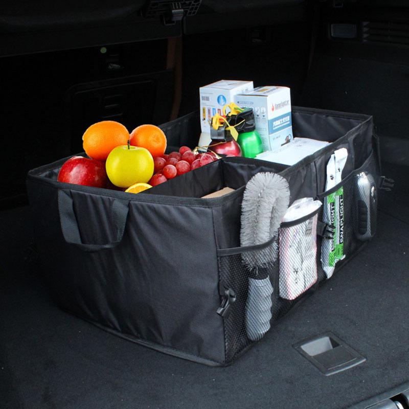 Organizador Plegable de Tela Oxford para Maletero de Coche: Caja de Almacenamiento Engrosada para Gran Capacidad