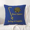 Movie C-Camino De Santiago Pillow Case Natural Linen Organic Fabric Double-Sided Printing Breathable Perfect For Home Decor