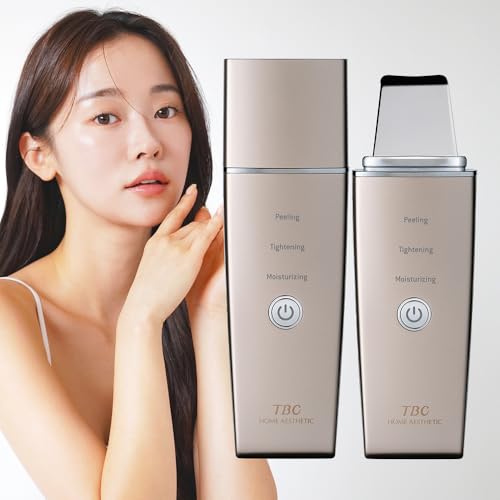TBC Aqua Peel Clear Water Peeling, a gift idea. Waterproof, peeling, facial beauty device with EMS, ultrasonic pore care, exfoliation, cleansing, ion