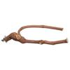 Cage Pet Budgie Bird Hanging Toys Parrot Wooden Branch Wood Parrot Bird Stand Perch Platform Stand