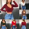 Fashion Women Casual Tank Crop Tops Vest Blouse With Flattering Scoop Neck Design