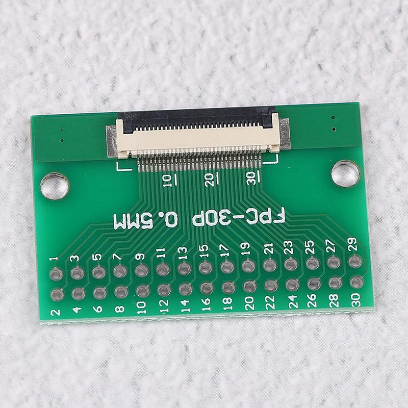 1ks 30pinový 0,5mm Ffc Fpc To 30P Dip 2,54Mm PCB adaptér desky převodníku
