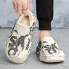 Fashion Winter Fur Slippers for Men Warm Indoor Cotton Shoes Waterproof Outdoor Garden Shoes Slip On Clogs Half Slides Sandals