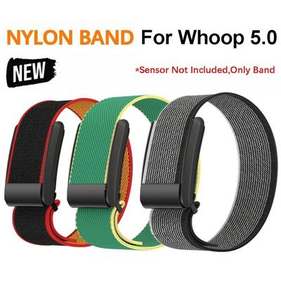 Hochwertiges Nylon Fitnessband Verstellbar Atmungsaktiv Fitness Tracking Band Tragbar Mehrfarbig Ersatzarmband für Whoop 5.0