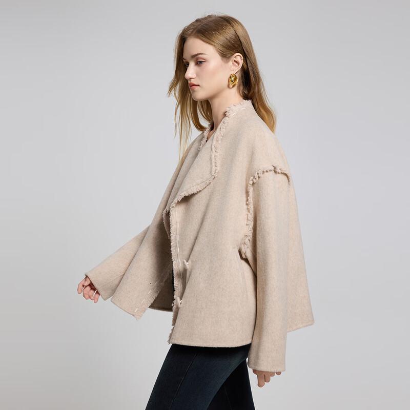 Shetu Fashion Short Double-Sided Wool Coat