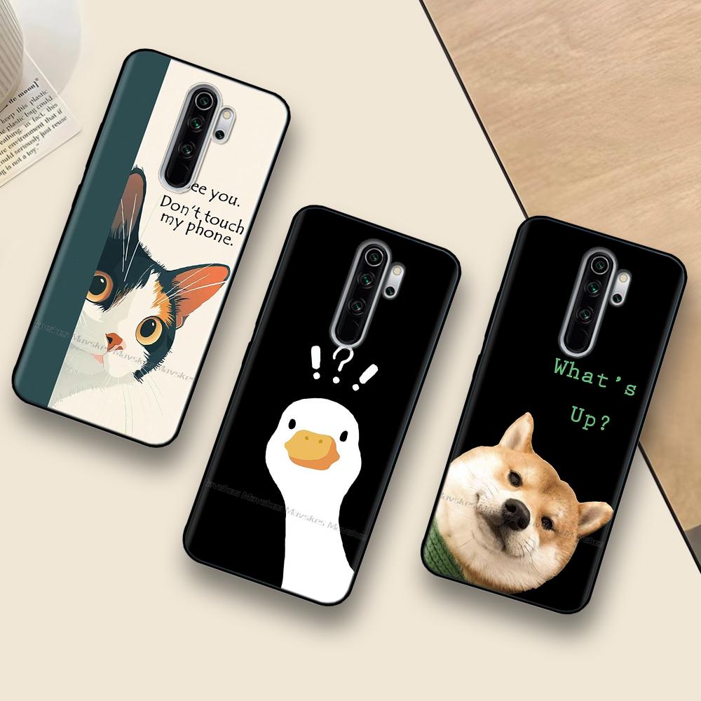 For Redmi Note 8 Pro Phone Case Cover Cute Cartoons Soft Silicone Shells Back Coque For Xiaomi Redmi Note8 Pro note8Pro Fundas