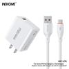 Wekome Thor 12W Fast Charger for Apple & Huawei Phones, 5V/2.4A Compatibility